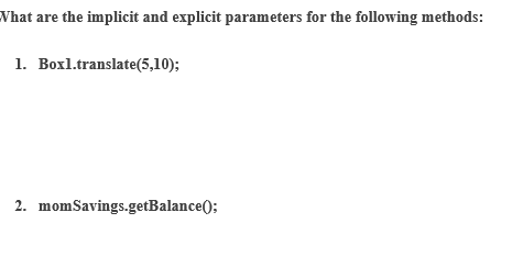 I hope to answer this question using JAVA do not use your