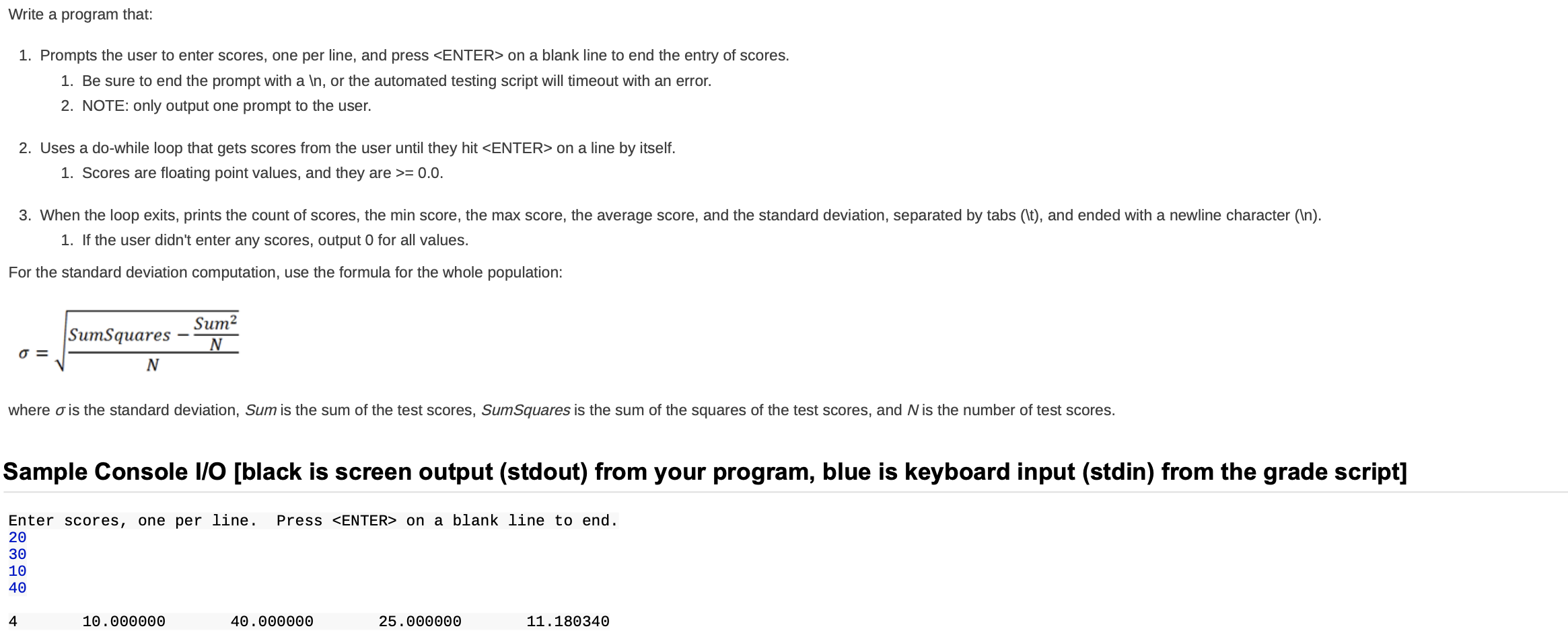 c program. eclipse preferably. Write a program that: 1. Prompts the user