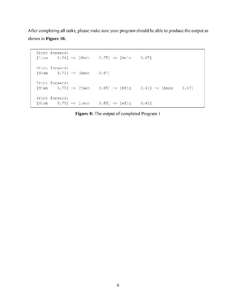 - tail: StudentNode* : + task1(StudentNode*): void + task2(StudentNode"); void + task3():