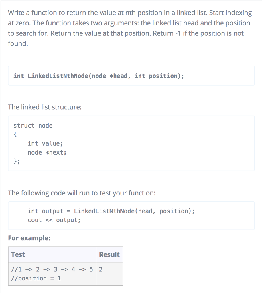  Write a function to return the value at nth position in