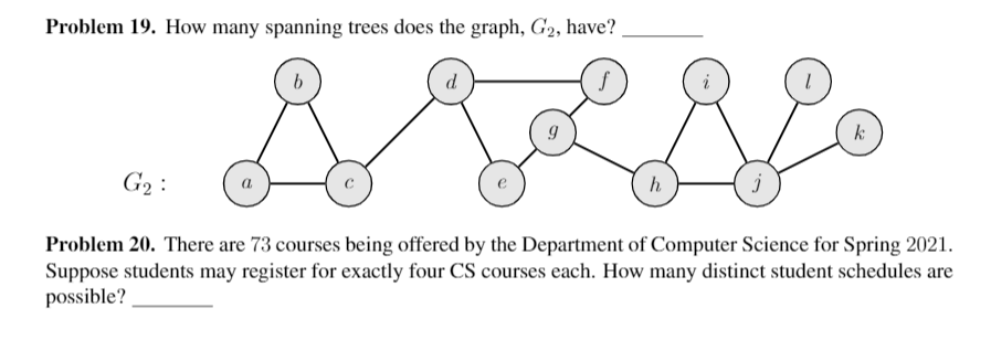 filling in the blanks with amounts represented with the fewest char- acters