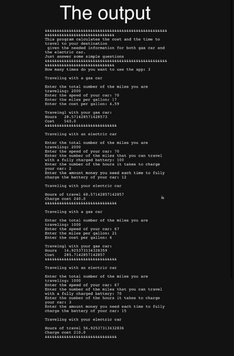 a comment at the top of your code. Must be descriptive -