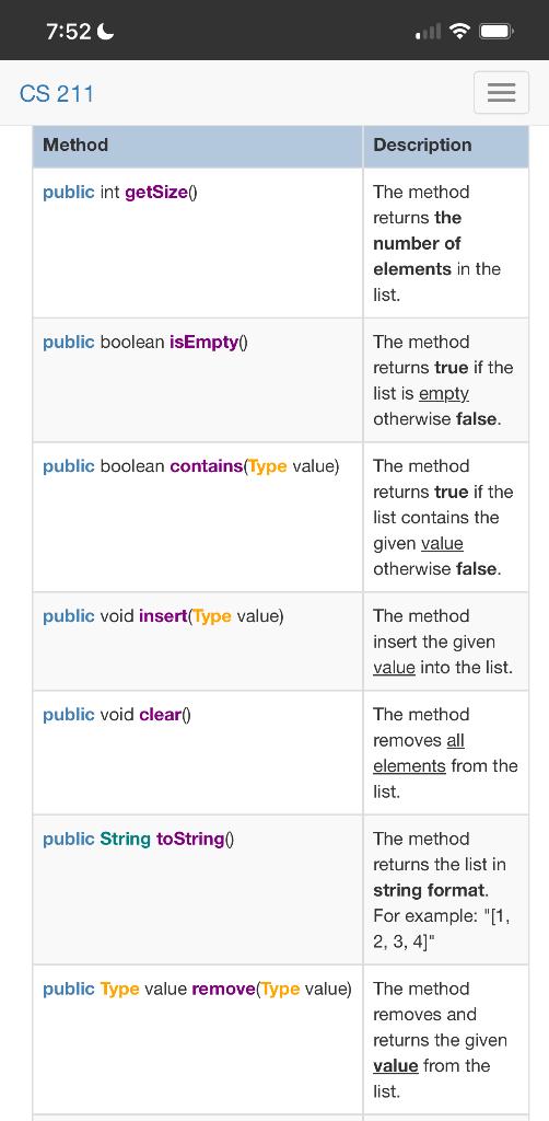two java pages called Unsorted List and Sorted List that need to