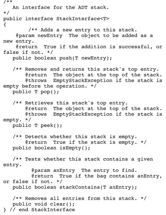 checker. The stack serves as a dictionary and contains a collection of