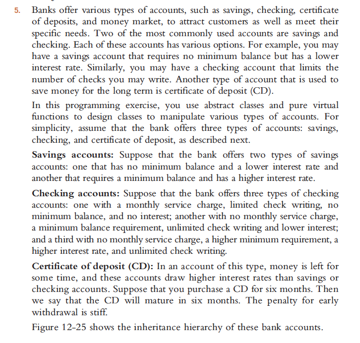  Complete the following program: Please finish Programming Exercise #5 in Chapter