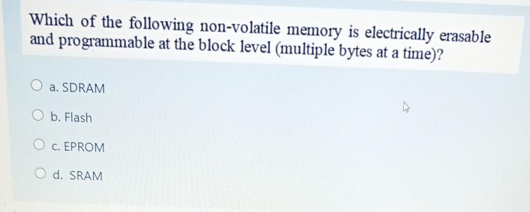 the latter has completed its work: a. I/O Registers b. Interrupts O