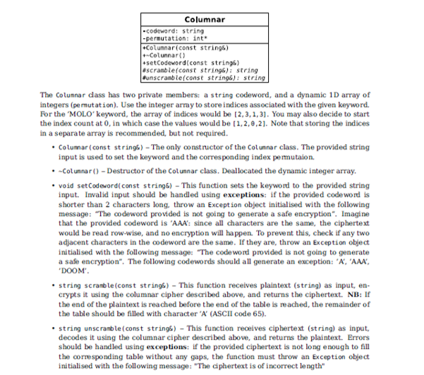 encrypted and decrypted individually, two protected functions can be added to the