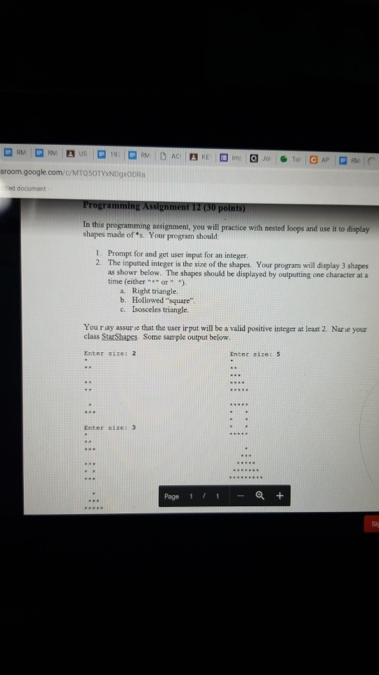  how will you code using java? sroom.google.com/c/MTQ5OTYXNDgxODRa ed document In this