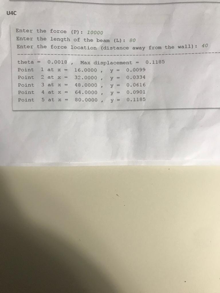 3. thank you! 040 Beam analysis - you will study the following