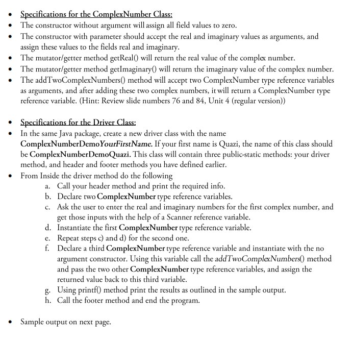 bi, where a is the real part, b is the imaginary part