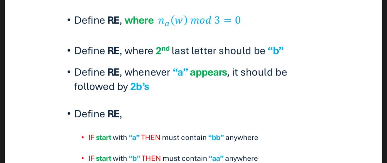  solve it Regular Language (RL) The languages for which we can