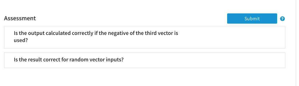 is described by two vectors. Each vectors is described by a 2