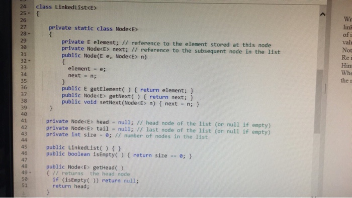 a given linked list of ints. The subroutine should have the head