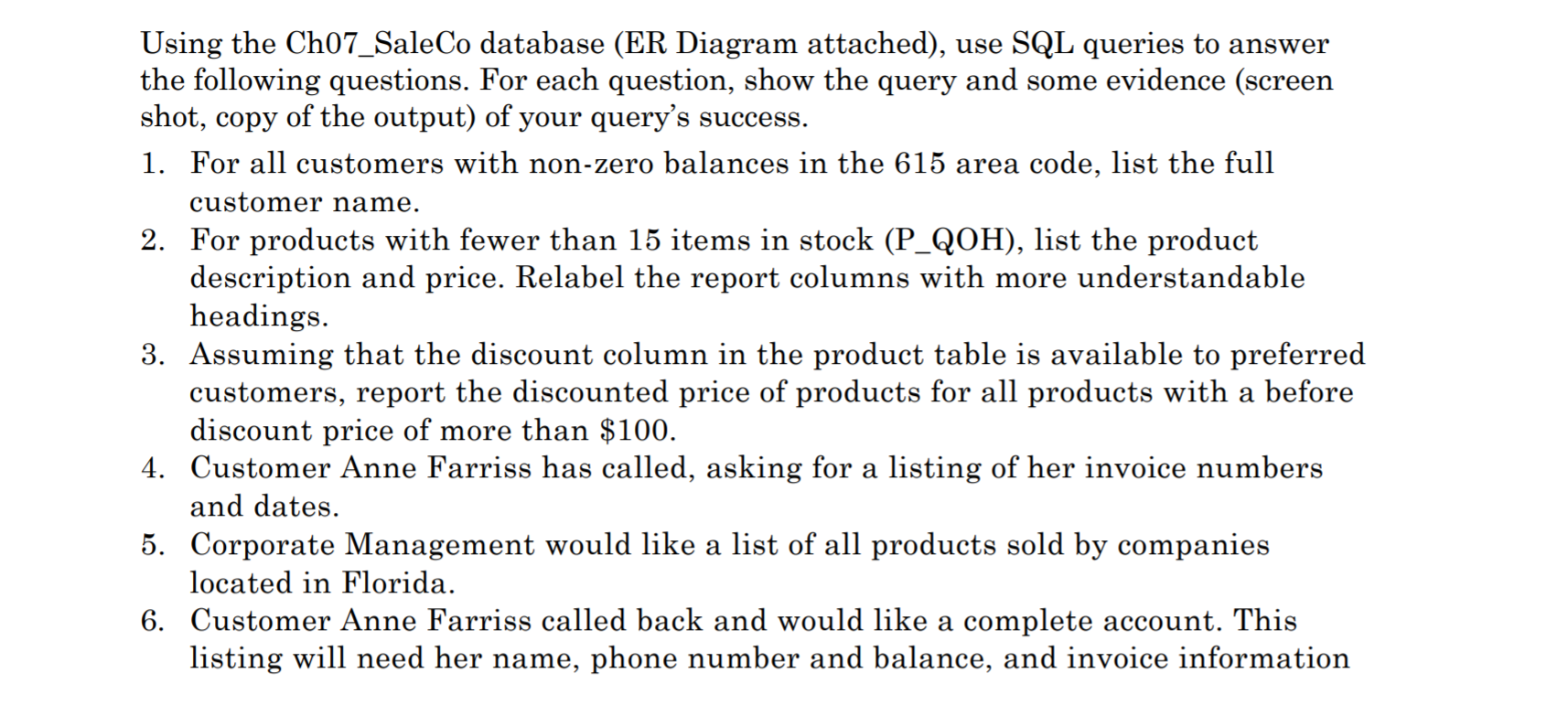 Can you please do it in the terminal/command prompt? (Important: 4,5,6)