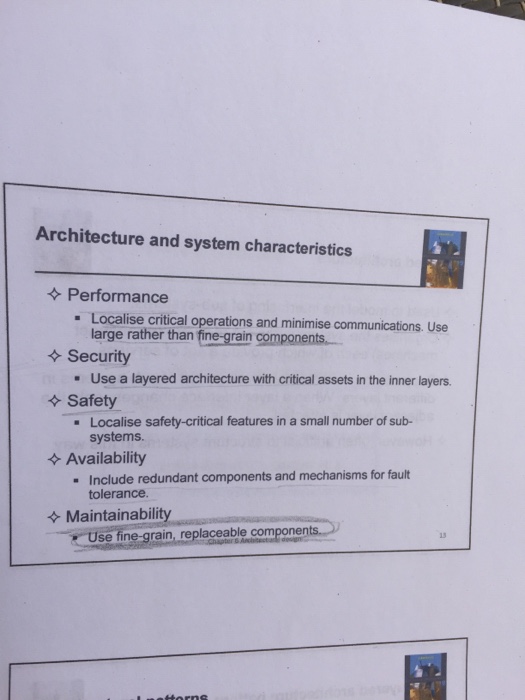  What does "fine-grain" mean in software engineering? Performance Localise critical operations