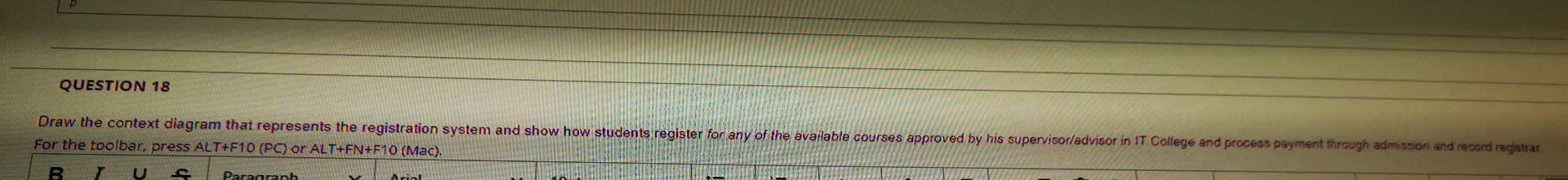 ITIS232 please solve it as quickly as you can QUESTION 18 Draw