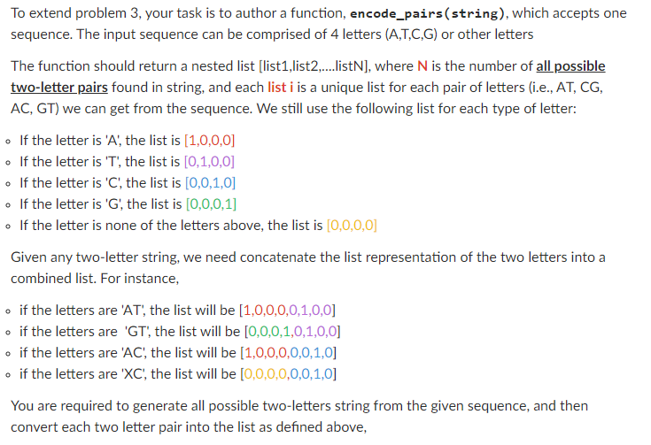 the same test cases from above to test this part. Your task