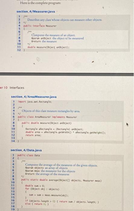as follows: public interface Filter { boolean accept(Object x); } Modify the