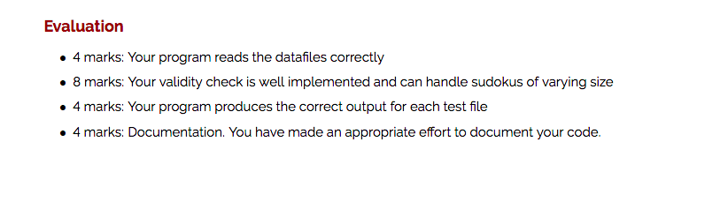 assignment, we will consider only what we call a simplified sudoku. A
