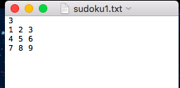 simplified sudoku consists of an N * N grid, where N is