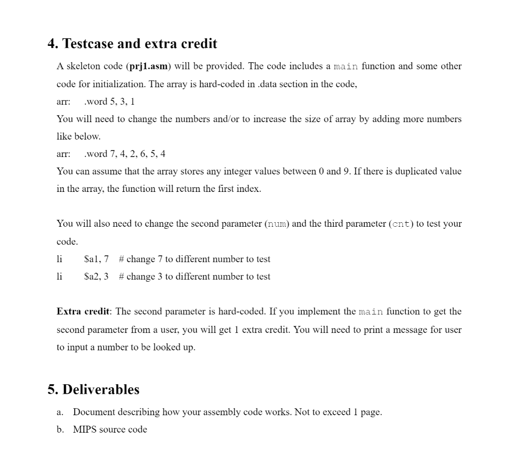 array (arr). The last argument (cnt) is used to set the last