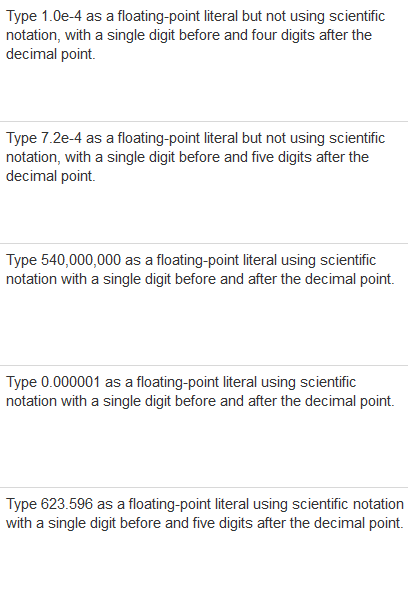 Python: type as floating-point literal Type 1.0e-4 as a floating-point literal but