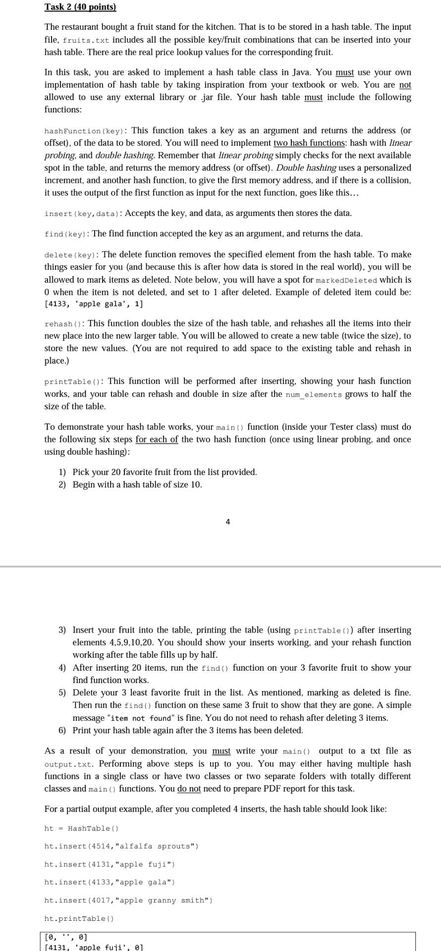 supposed to implement a Java program for the scheduling problem of a