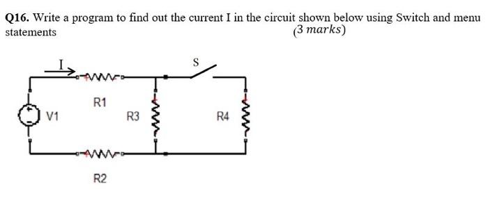Using Matlab type the answer Q16. Write a program to find out