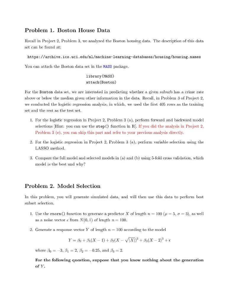  How to solve Problem 2 by using R language? Problem 1