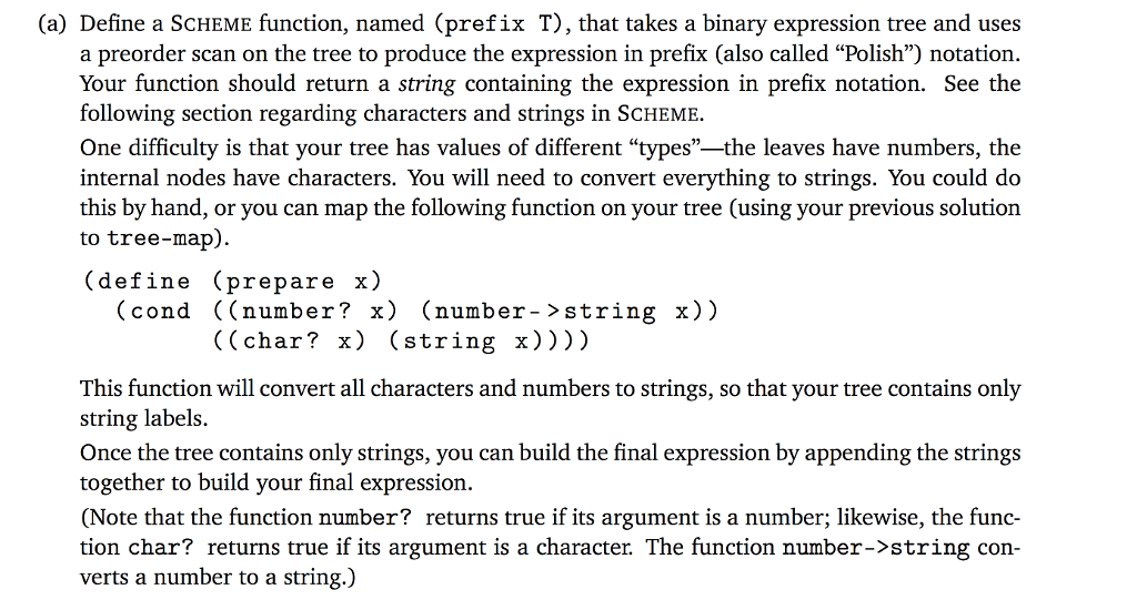 traversed recursively (which you will have done in the solution to your