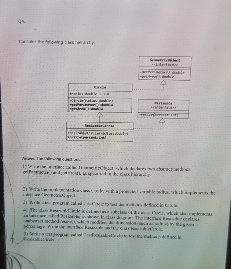  (in java programing language) please help me solving this :) Q4.