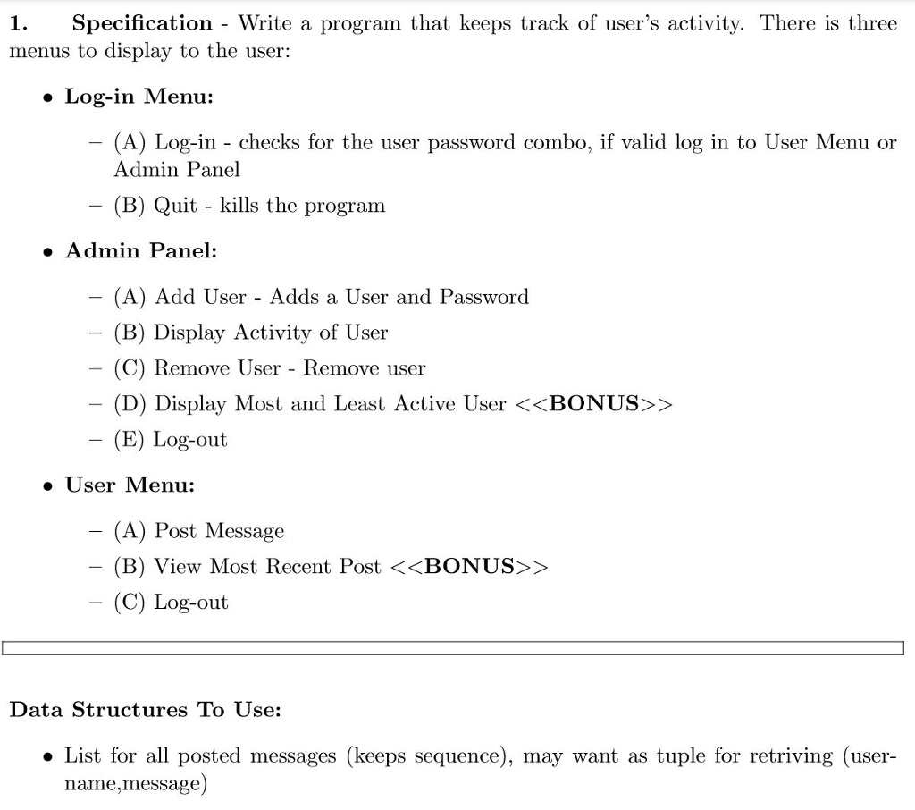  Using python 3 to solve this problem. You can use functions