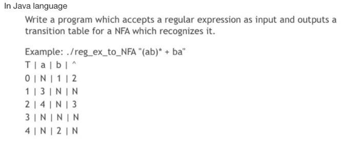  Also needs to include readme.txt which contains compilation instructions and a