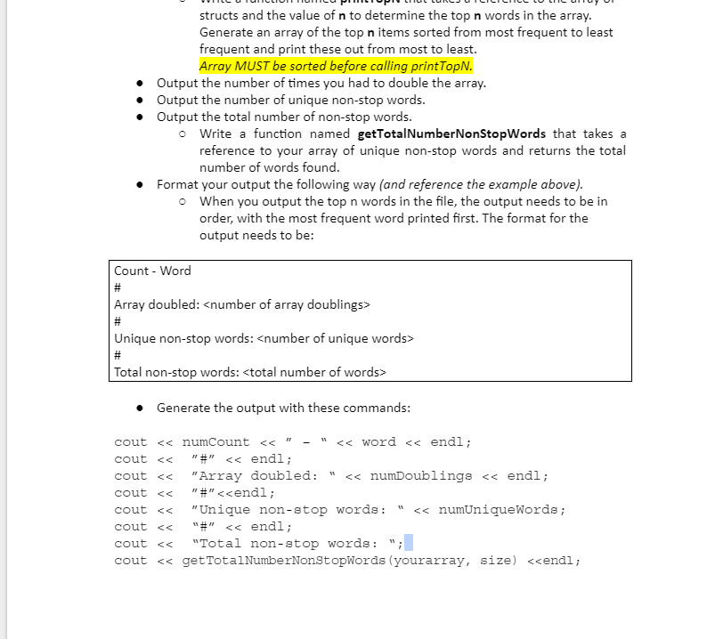 // @author // // Description: Counts unique words in a file //