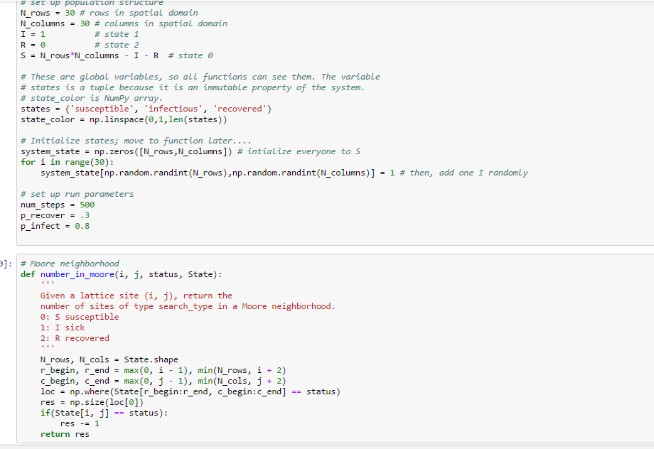 In Python, what is the best way to code for a 2D