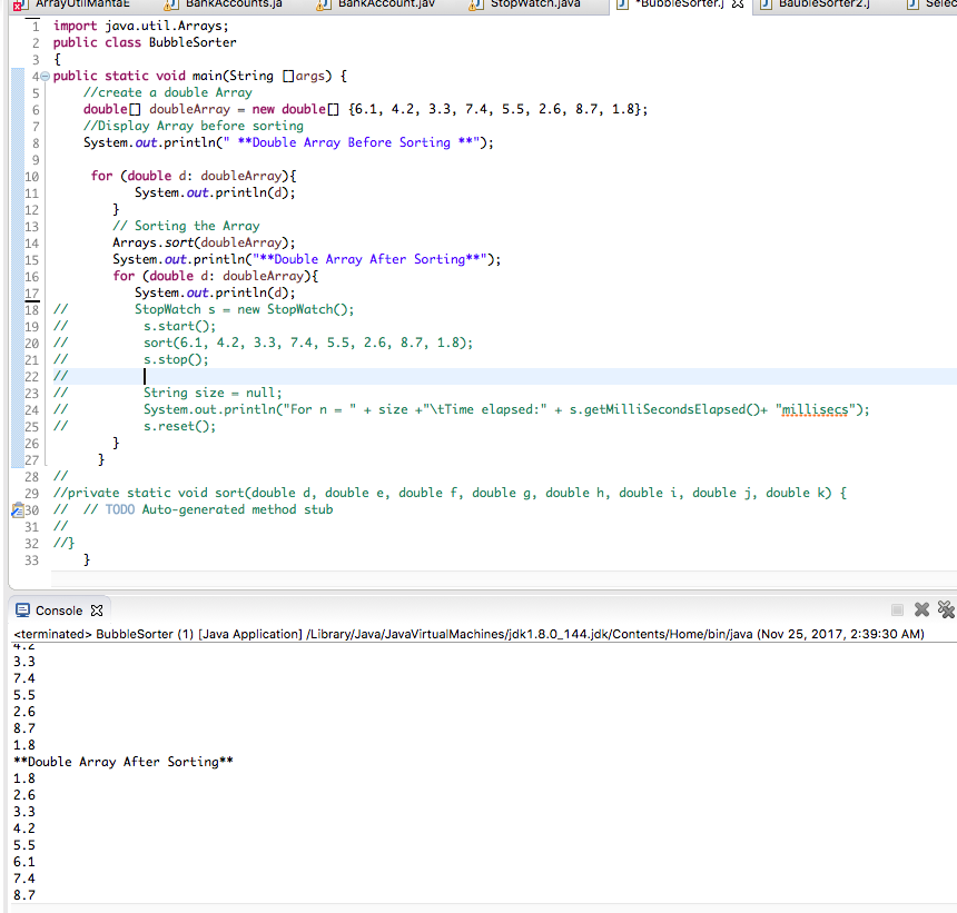 code (i.e., 10 - 20 lines of code). Describe multiple approaches to