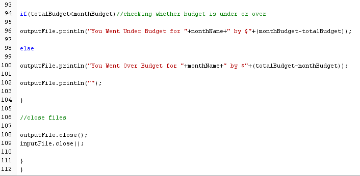 file. The input file contains zero or more sets of data that