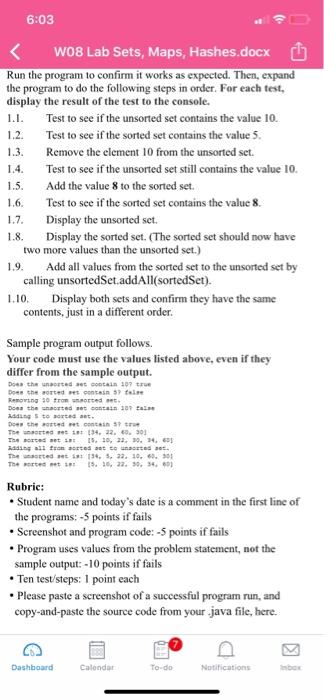 1. Sets (10 points, about 1 point per question) Please enter the