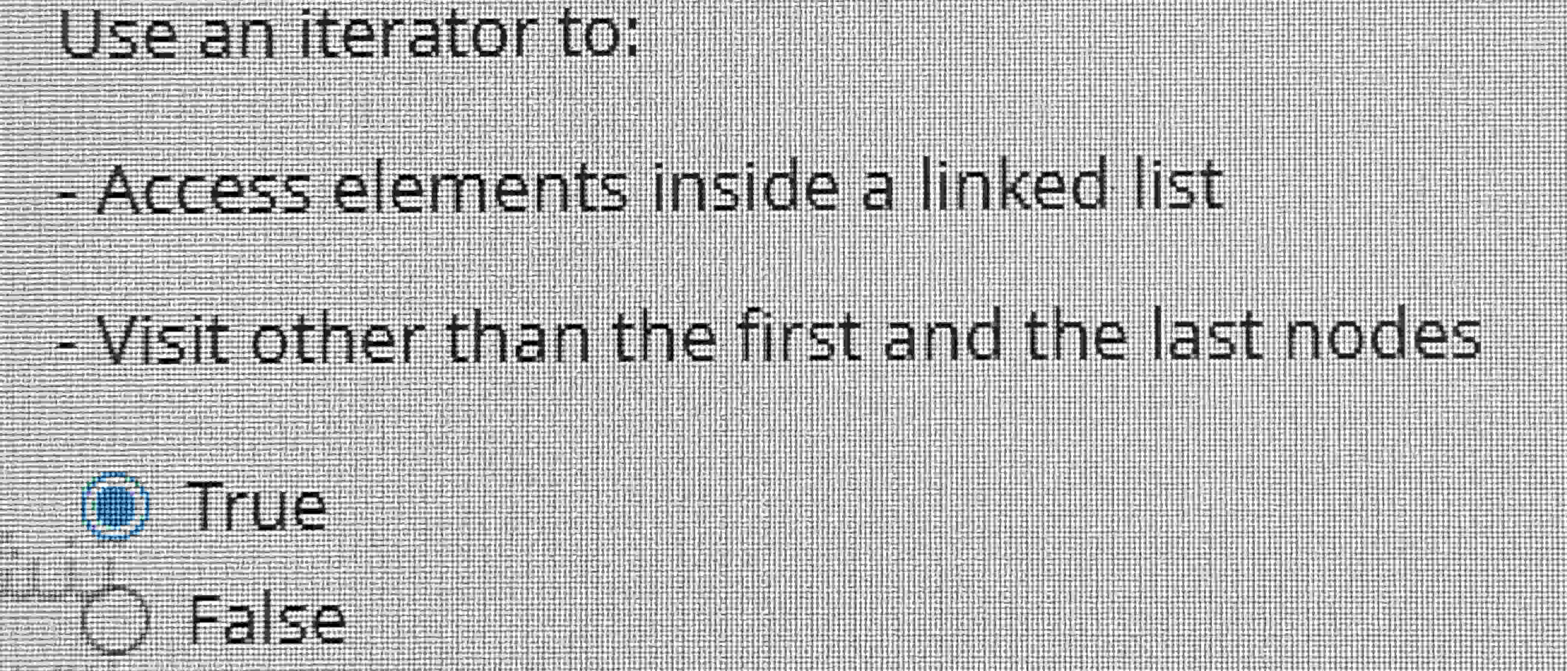  Use an iterator to: Access elements inside a linked list Visit