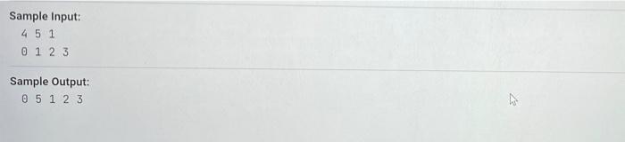 list. The head of the linked list is input, as well as