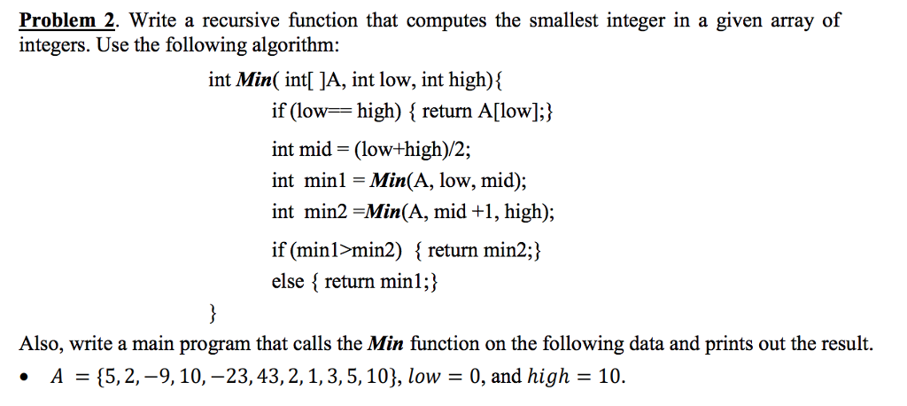 IN MIPS : You must run the assembly program using the SPIM