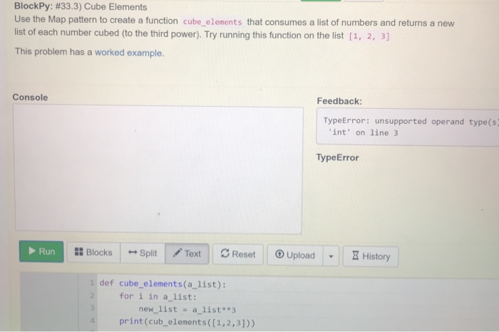 average that consumes a list of numbers and returns their average by