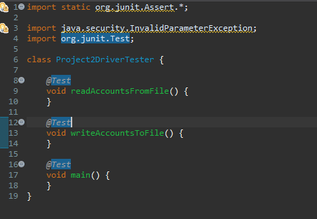class should contain the following methods: public Address() The default (or empty)