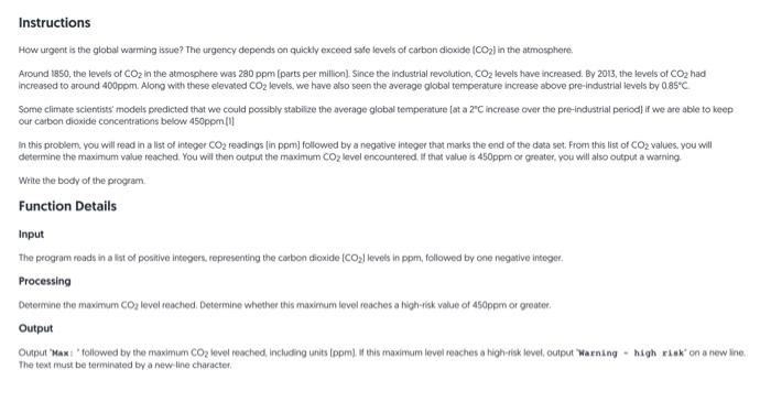 java Instructions How urgent is the global warming issue? The urgency depends