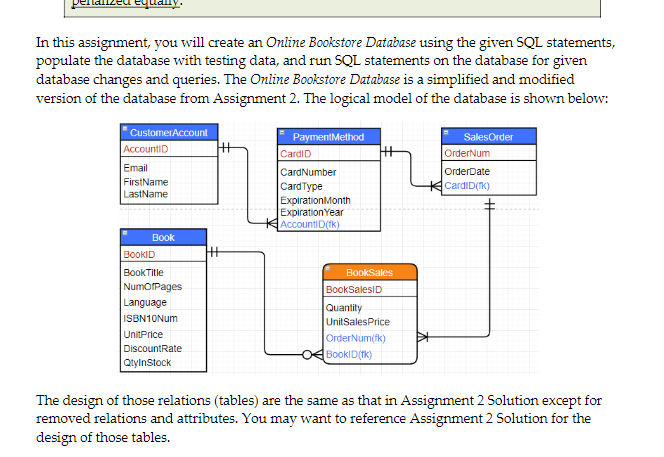 Please answer questions 1. Database creation From the information above answer number