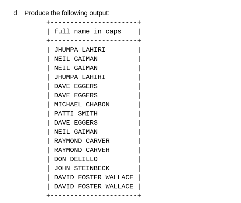 '09.strings.sql' and complete the following tasks: a. Use string functions to reverse