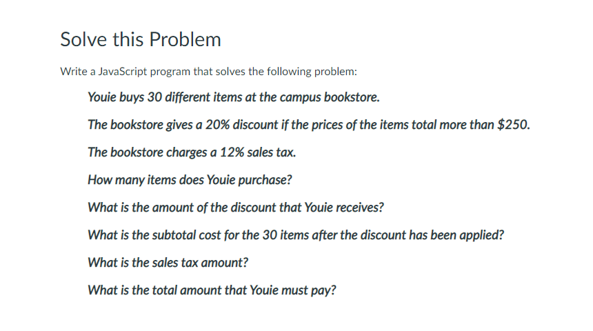 Java scripr Objectives In this assignment you will: Demonstrate skills/techniques learned from