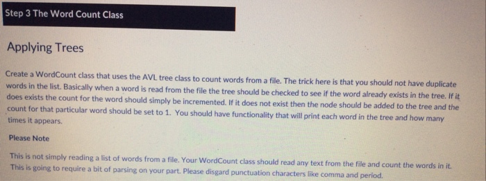  I need help writing this for Java language. Create a WordCount