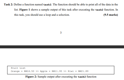 main function to accomplish each of the following tasks: ou WN 1/Program