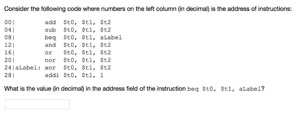 Please help with thi MIPS Assembly Language problem? Consider the following code